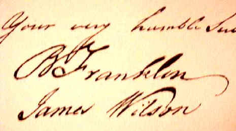 declaration of independence signatures. James#39; signature on the