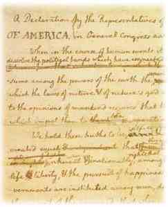 Martha Jefferson Draft of Declaration of Independence  