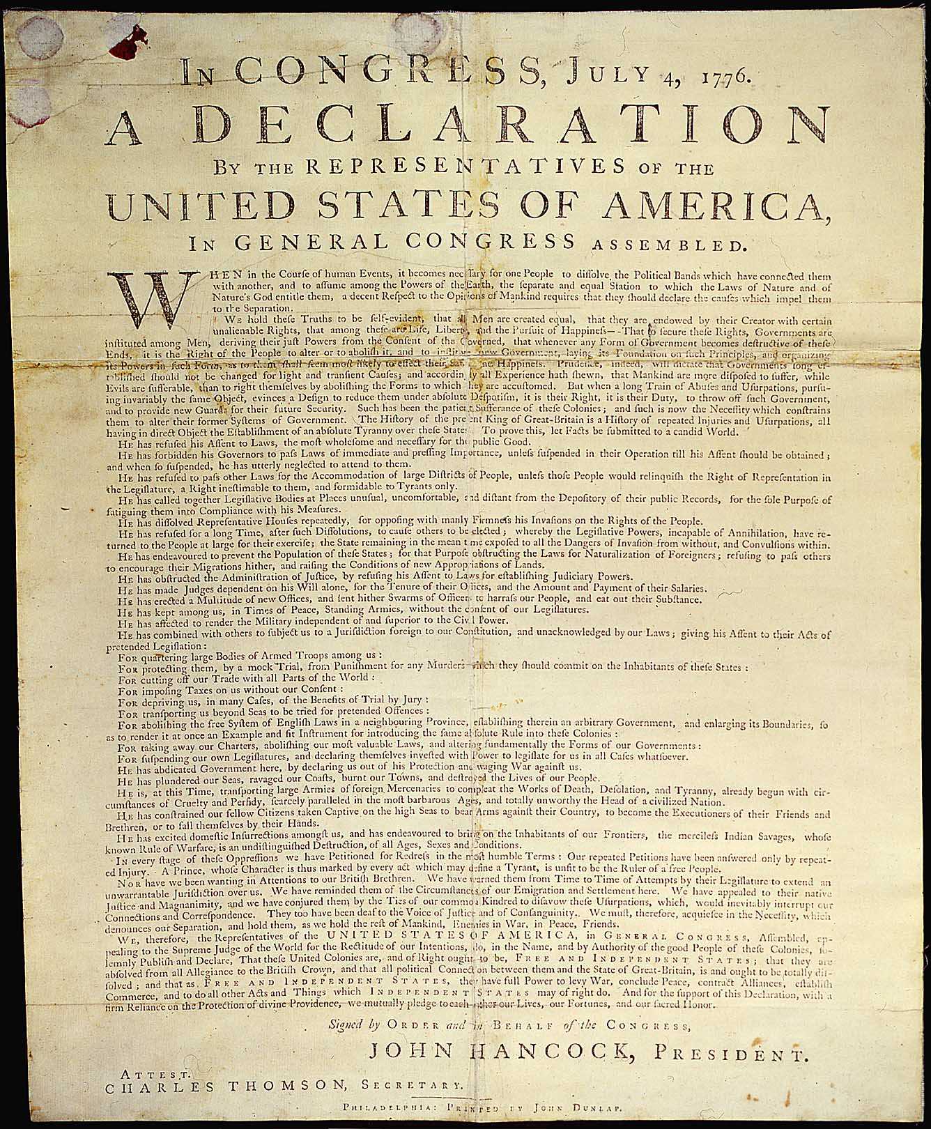 How To Get A Free Copy Of The Declaration Of Independence