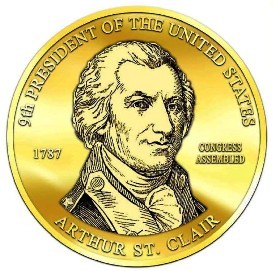 President Arthur St. Clair Campaign Button